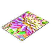 Digitale Waterverf Dahlia Gift Notitieboek (Linkerzijde)