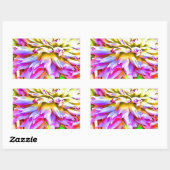 Digitale Waterverf Dahlia Stickers (Vel)