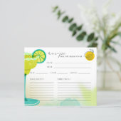 Digitale Waterverf Margarita Limoen Game Recept Ka (Staand voorkant)