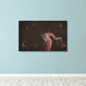 Digitale weergave van neuronen canvas afdruk (Insitu (Houten vloer))