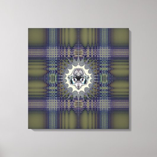 Digitale Wereld Canvas Afdruk (Voorkant)