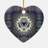 Digitale Wereld Keramisch Ornament (Achterkant)