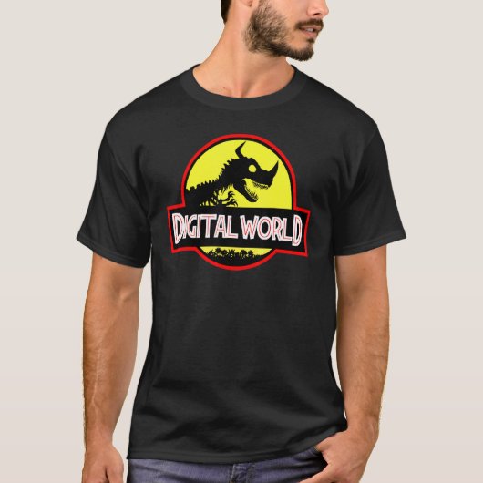 Digitale wereld t-shirt (Voorkant)