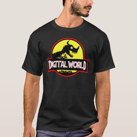 Digitale wereld t-shirt (Voorkant)