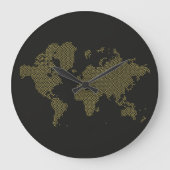 Digitale Wereldkaart Grote Klok (Voorkant)