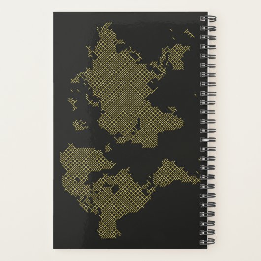 Digitale Wereldkaart Planner (Achterkant)