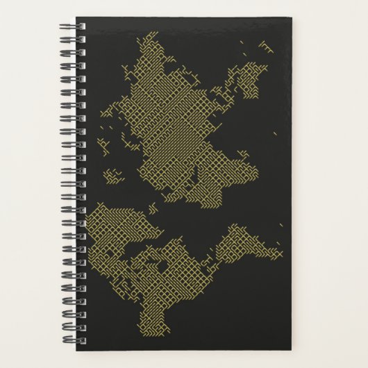 Digitale Wereldkaart Planner (Voorkant)