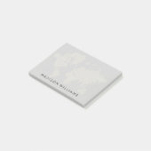 Digitale Wereldkaart Post-it® Notes (Schuin)