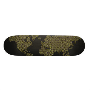 Digitale Wereldkaart Skateboard