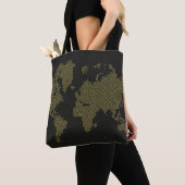 Digitale Wereldkaart Tote Bag (Dichtbij)