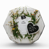 Digitale wildflower zwangerschapsaankondiging fotoblokken (Voorkant)