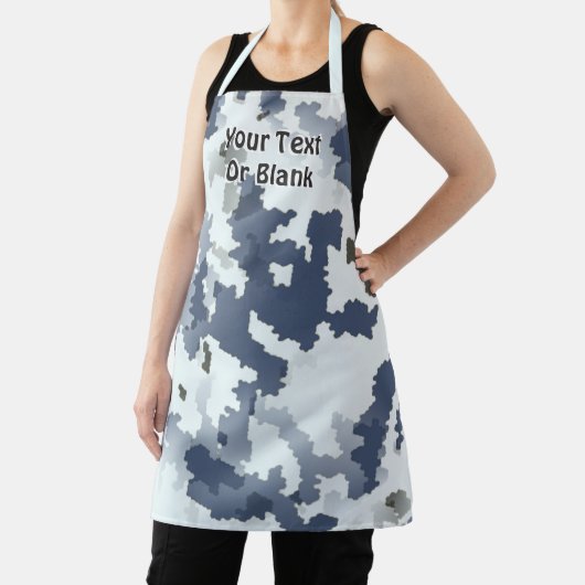 Digitale wintercamouflage schort (Insitu)