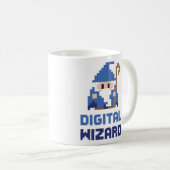 Digitale wizard koffiemok (Voorkant rechts)