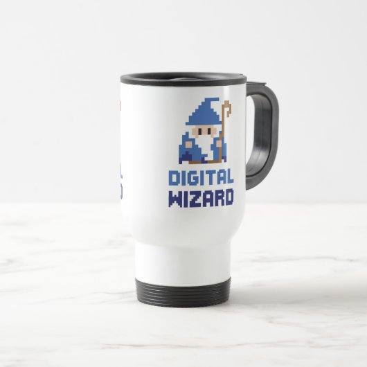 Digitale wizard reisbeker (Voorkant rechts)