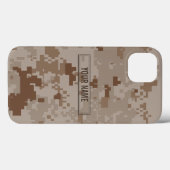 Digitale woestijncamouflage Case-Mate iPhone case (Achterkant (horizontaal))