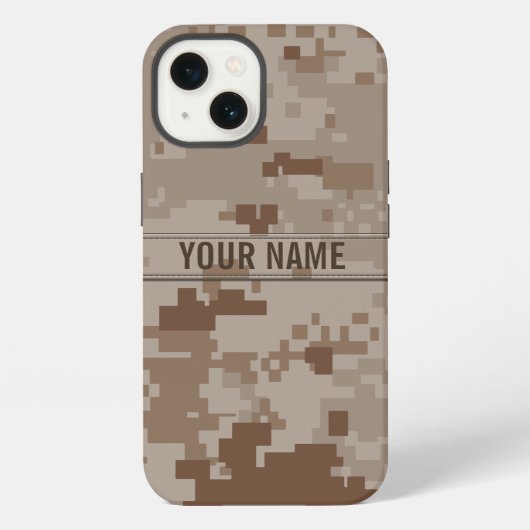Digitale woestijncamouflage  iPhone hoesje (Achterkant)