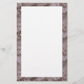 Digitale woestijncamouflage met wit briefpapier (Voorkant)