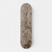 Digitale woestijncamouflage  skateboard (Voorkant)