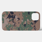 Digitale Woodland Camouflage Case-Mate iPhone Case (Achterkant (horizontaal))