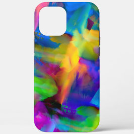 Digitale, zeer gekleurde streeksommen Case-Mate iPhone case