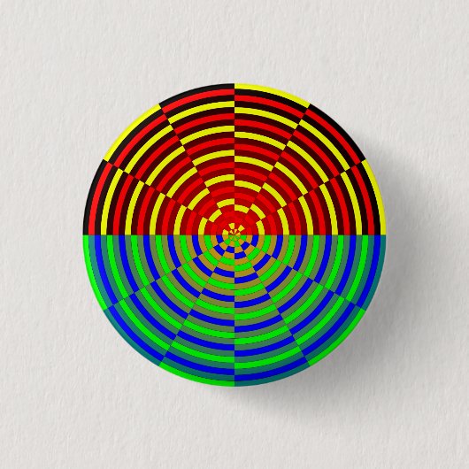 Digitale zon door Kenneth Yoncich Ronde Button 3,2 Cm (Voorkant)