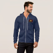 Digitale zonnebloem hoodie! hoodie (Voorkant volledig)