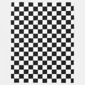 Digitale zwart-witgoedprinter fleece deken (Voorkant)