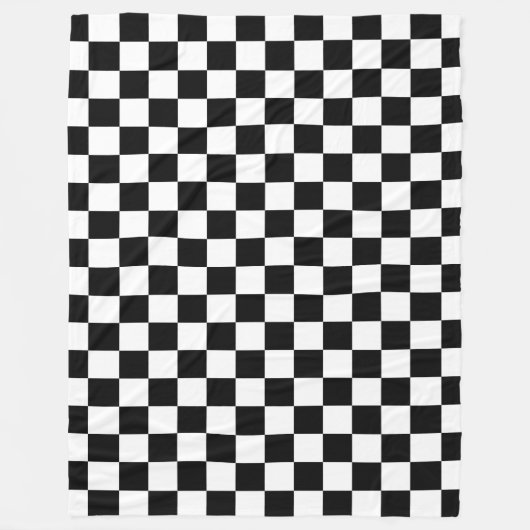 Digitale zwart-witgoedprinter fleece deken (Voorkant)