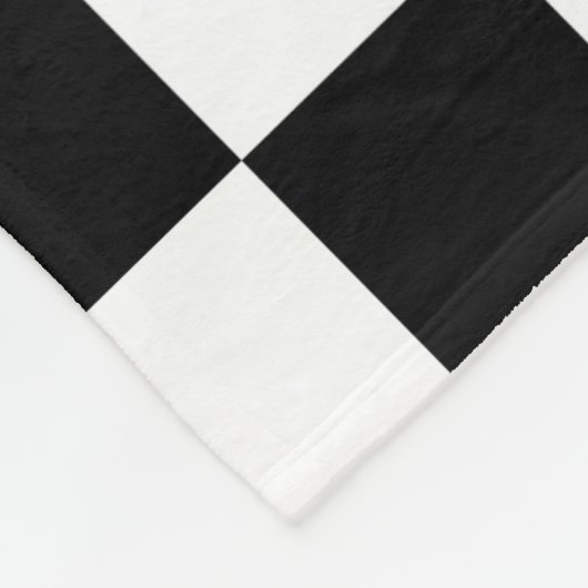 Digitale zwart-witgoedprinter fleece deken (Hoek)