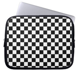 Digitale zwart-witgoedprinter laptop sleeve