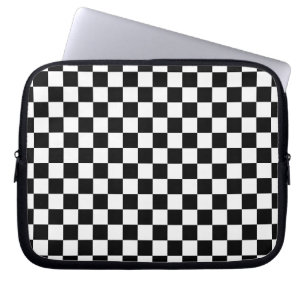 Digitale zwart-witgoedprinter laptop sleeve