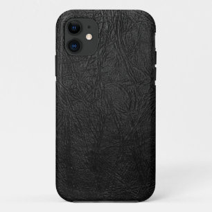 Digitale zwarte leer Case-Mate iPhone case