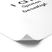 Digitales WC Poster Toilette Gästeklo Lustig, Bade (Hoek)