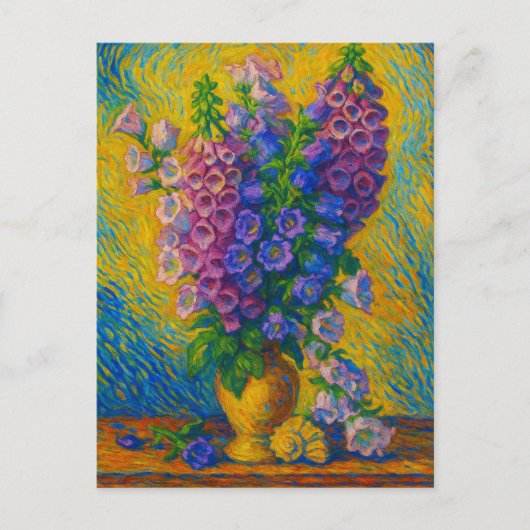 Digitalis Postcard Briefkaart (Voorkant)