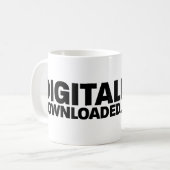 DigitallyDownloaded.net koffiemok (Voorkant links)