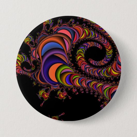 Digitalwurm Ronde Button 7,6 Cm (Voorkant)