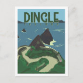 Digle Ierland Beroemde Reisplaats Illustratie Briefkaart (Voorkant)