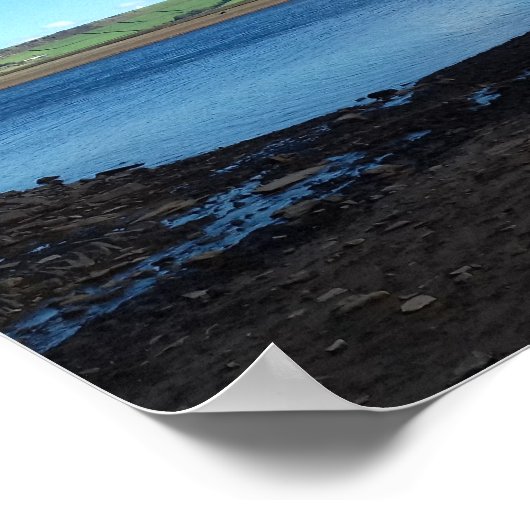 Digley Reservoir Foto Poster (Hoek)