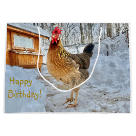 Dignified Chicken Gift Bag Groot Cadeauzakje