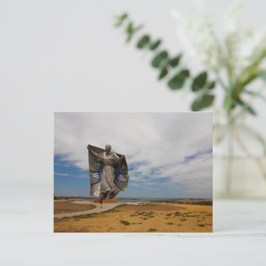 Dignity Sculpture, Chamberlain, South Dakota Briefkaart (Staand voorkant)