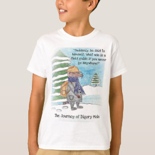 Digory Mole begint met zijn T-shirt