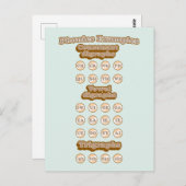 Digraphs, Trigrafen leren Engels Phonics Briefkaart (Voorkant / Achterkant)