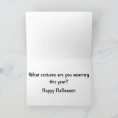 Diguise - Halloween van Nessie Kaart (Binnen)