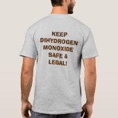 DIHYDROGEENMONOXIDE ADDICT T-SHIRT (Achterkant)