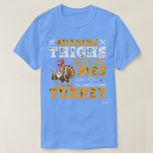 Dijen voor pasteien TurkijeThanksgiving DayT T-shirt (Design voorkant)