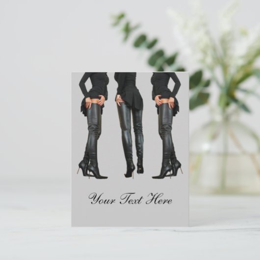 Dijke High Boot Modellen Briefkaart (Staand voorkant)