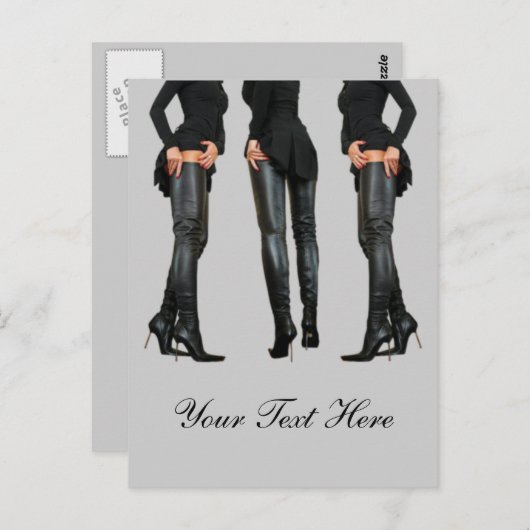 Dijke High Boot Modellen Briefkaart (Voorkant / Achterkant)