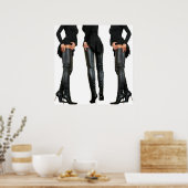 Dijke High Boot Modellen Poster (Keuken)