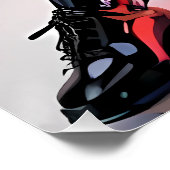 Dijkhoge kattenogen perfect poster (Hoek)