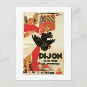 Dijon Chicken  Food and Art Briefkaart